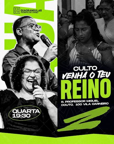 Culto de quarta venha o teu reino