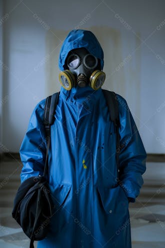 Imagem de um cientista nuclear chernobyl
