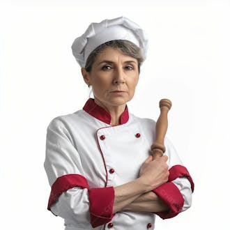 Imagem de um cozinheira chef