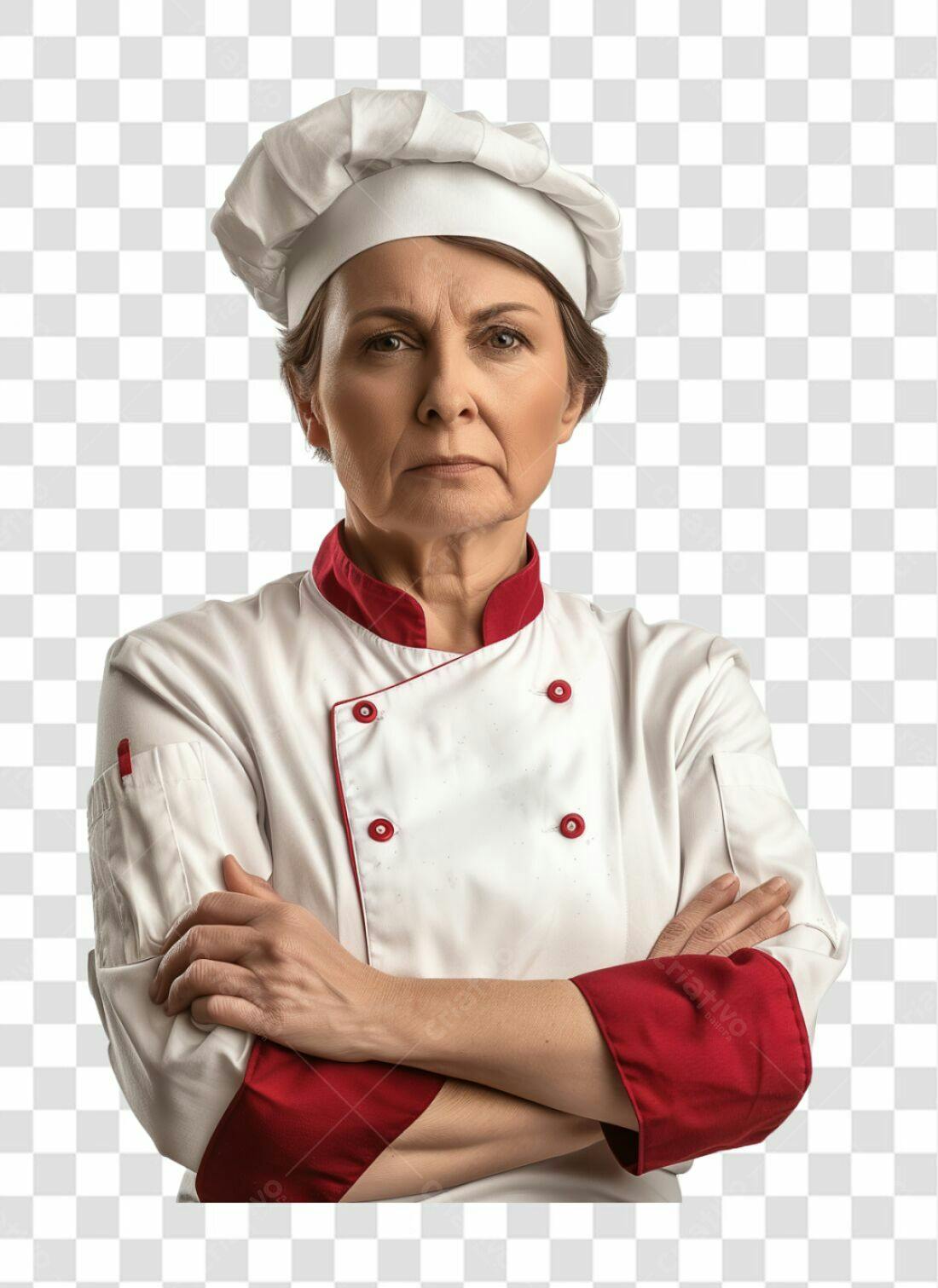 Icone Chef Mulher PNG com fundo transparente