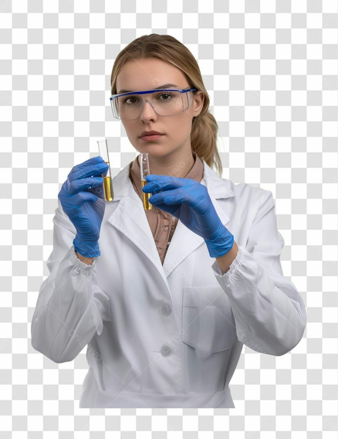 Icone Cientista Mulher PNG com fundo transparente