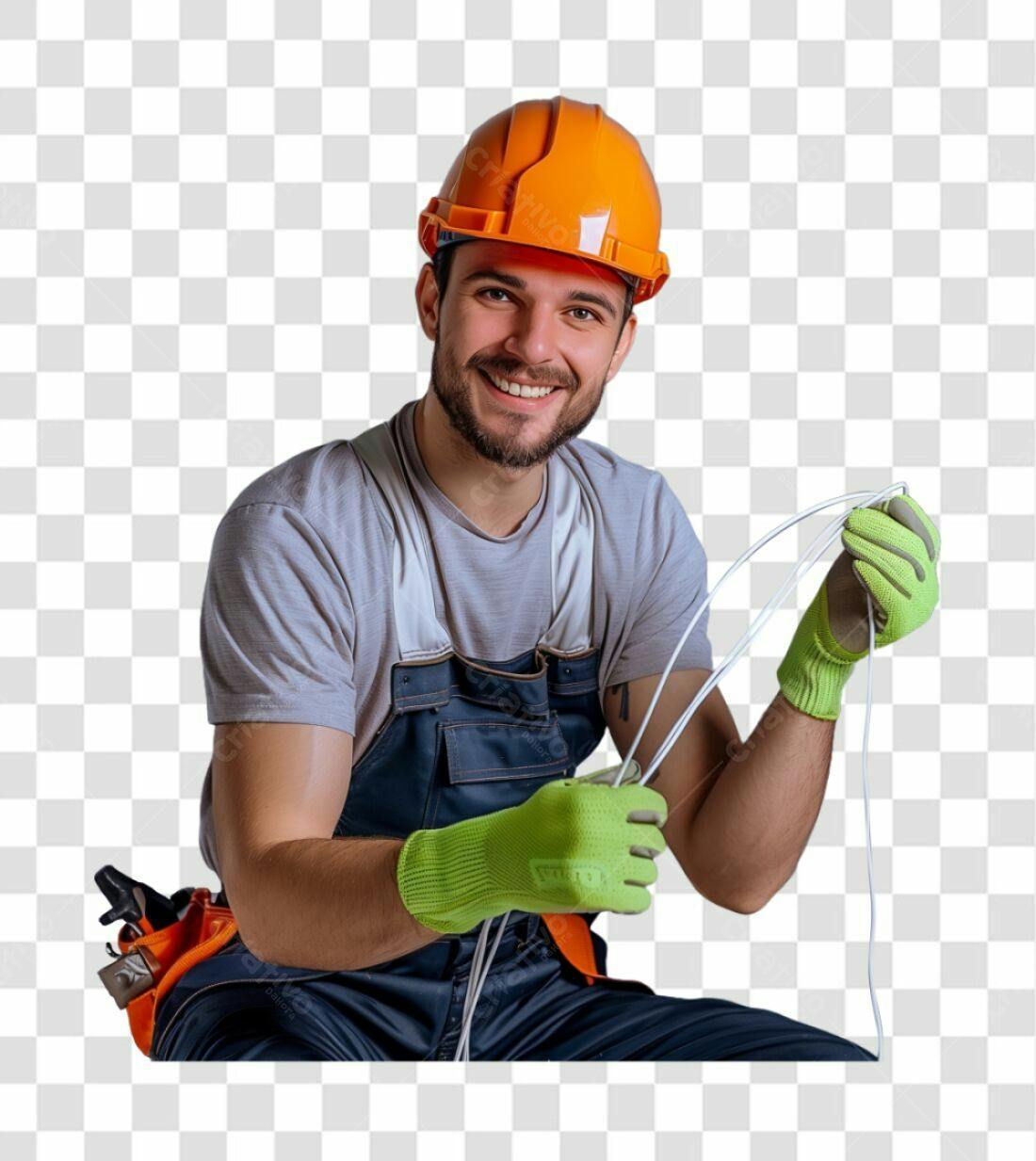 Icone Eletricista PNG com fundo transparente