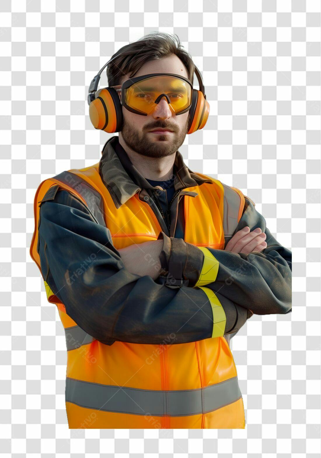 Imagem PNG com fundo transparente Trabalhador Braço Cruzado