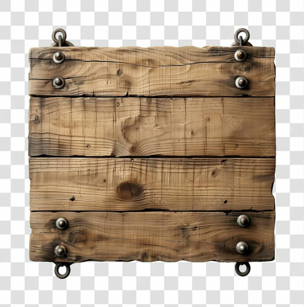Placa De Madeira, Para Composição, Imagem Sem Funod
