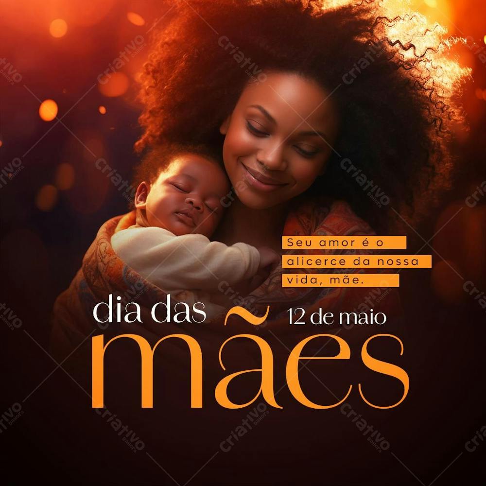 Dia Das Mães Dia 12 De Maio Feed Psd