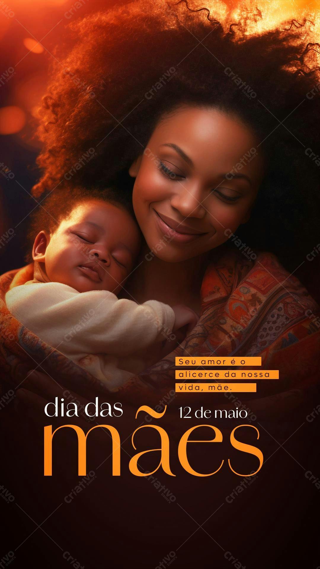 Post para Dia das Mães PSD Editável