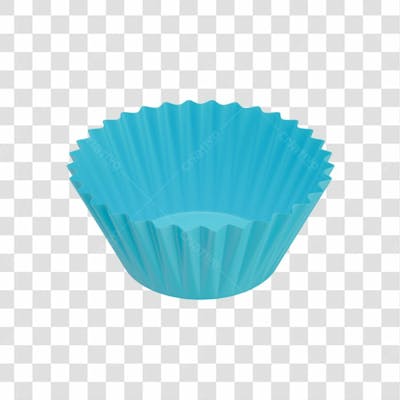 Forminha Forma De Papel Para Doce Festa Aniversário Em 3D Com Fundo Transparente