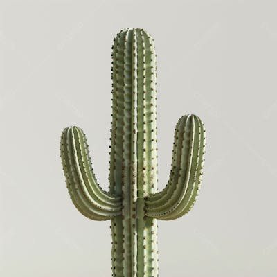 Imagem De Um Cacto Em Um Fundo Branco 17