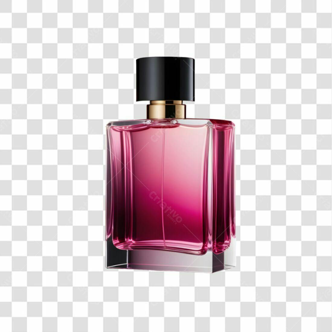 Icone Perfume Rosa e Preto PNG com fundo transparente