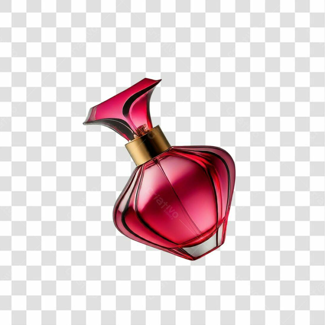 Icone Perfume Vermelho PNG com fundo transparente
