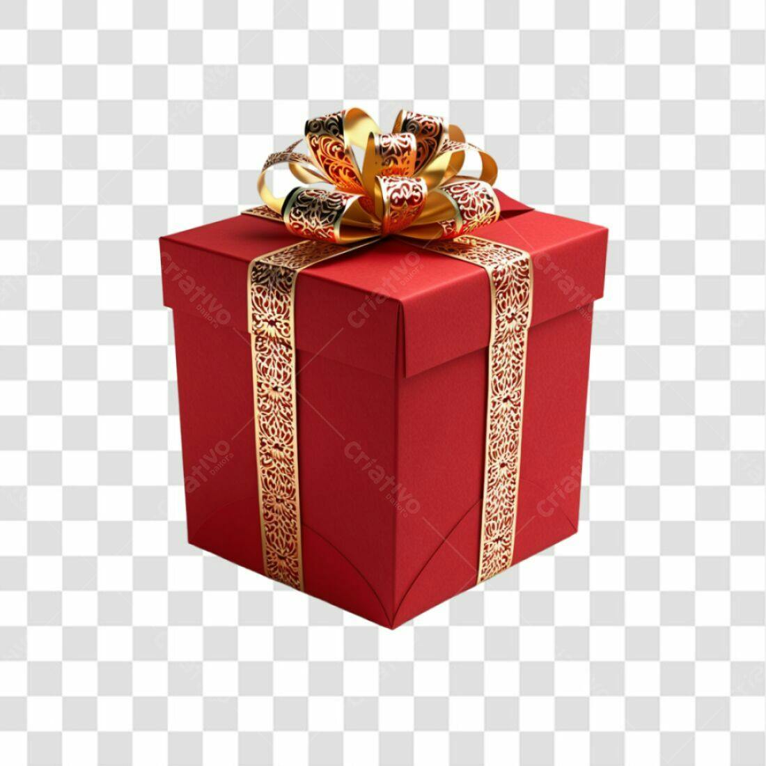 Icone Presente Natal PNG com fundo transparente