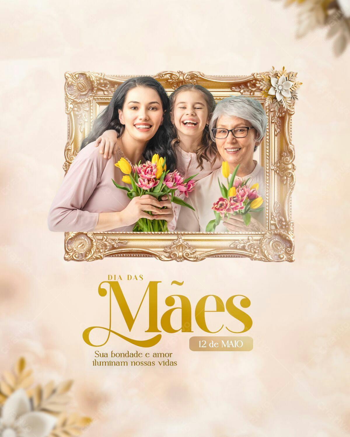 Flyer Dia das Mães PSD Editável