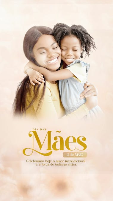 Flyer dia das mães story