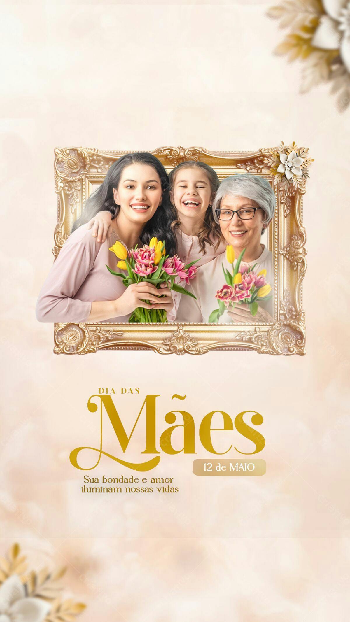 Flyer Dia das Mães PSD Editável