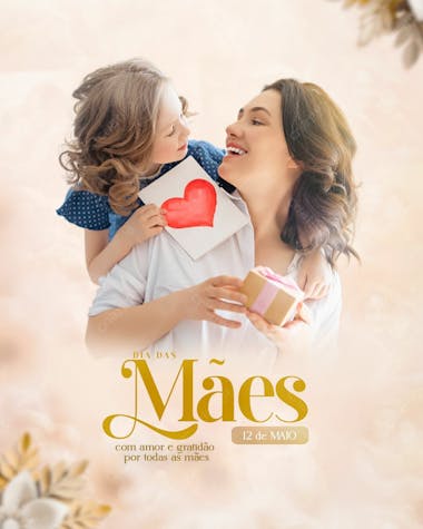 Flyer dia das mães feed