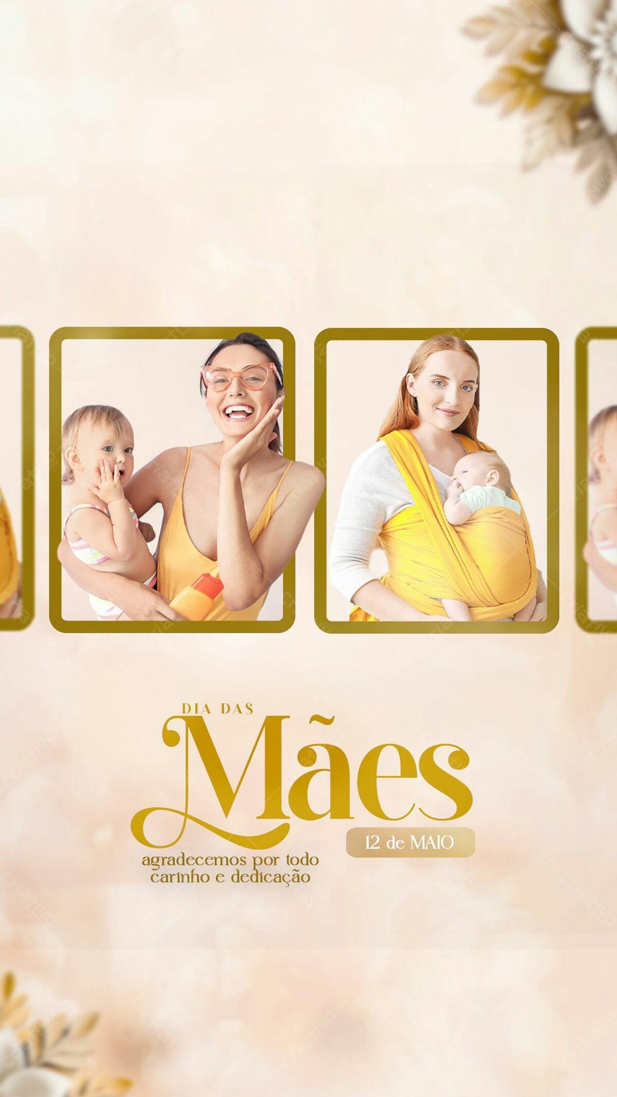Postagem Instagram Dia das Mães PSD Editável