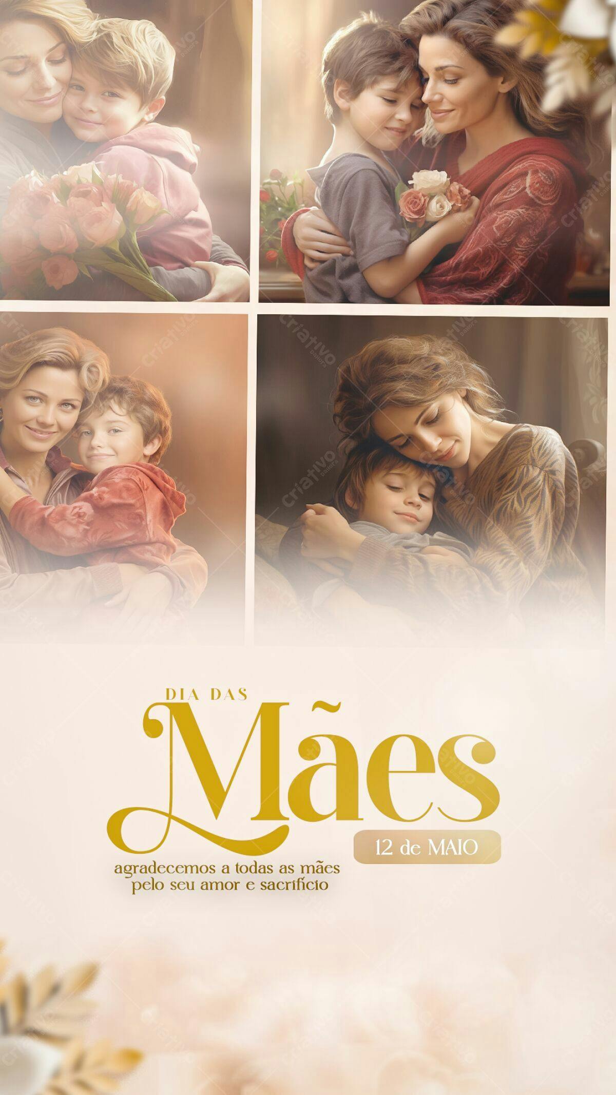 Flyer Dia das Mães PSD Editável