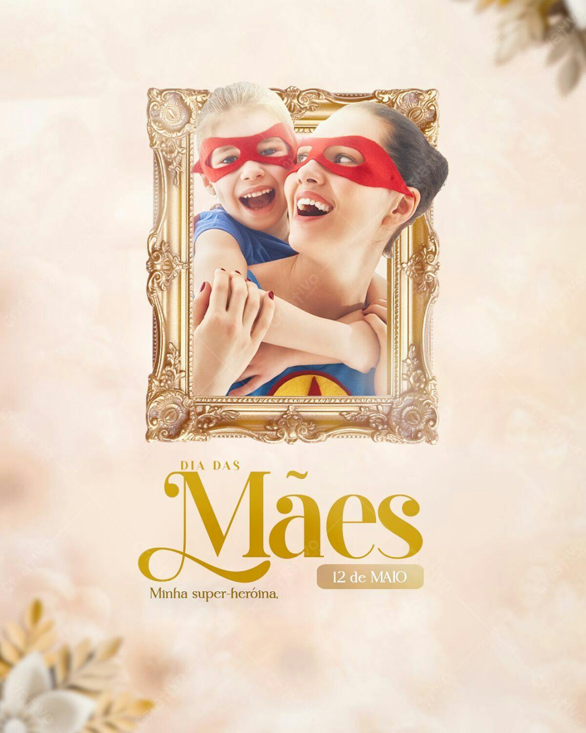 Flyer Dia das Mães PSD Editável