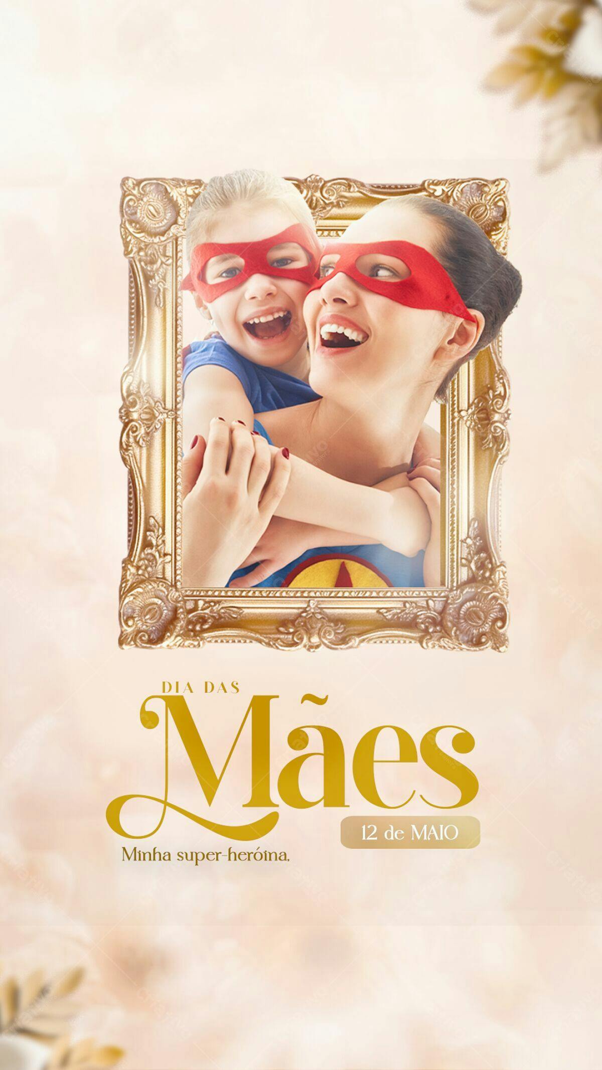 Post para o Dia das Mães PSD Editável