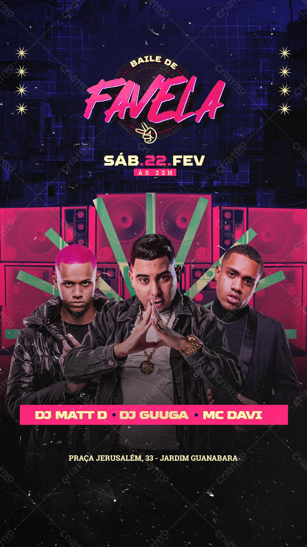 Baile De Favela Funk Musica Cantores Shows