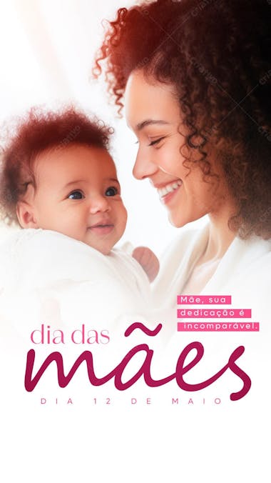 Story especial dia das mães dia 12 de maio