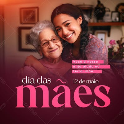 Feed Dia 12 De Maio Dia Das Mães Psd Editável