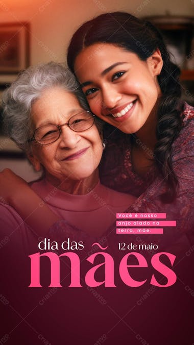 Story dia das mães dia 12 de maio