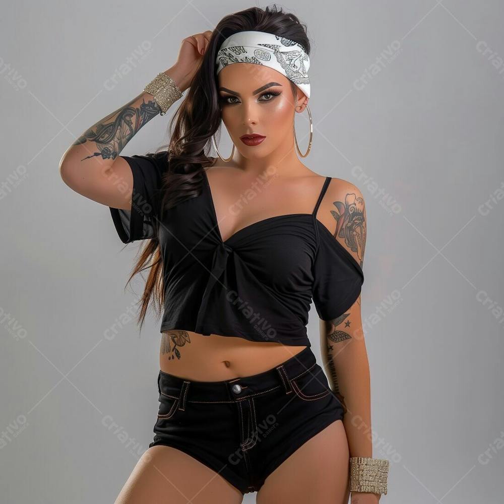 Imagem De Uma Cantora Pop, Dançarina