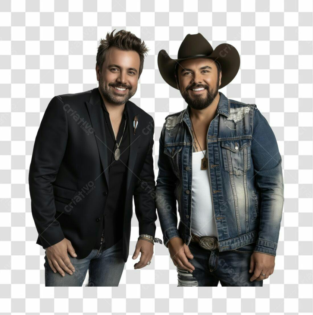 Imagem PNG com fundo transparente Dupla sertaneja