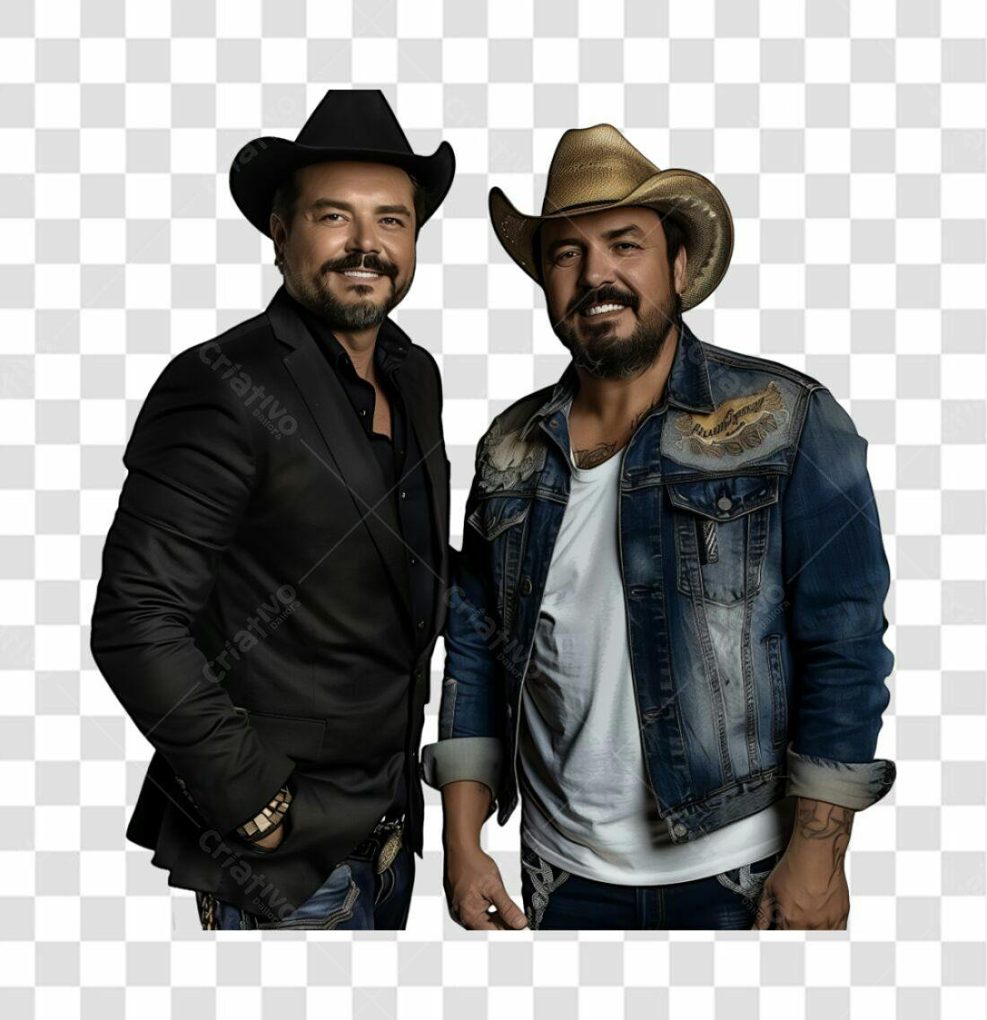 Imagem PNG com fundo transparente Dupla Sertaneja