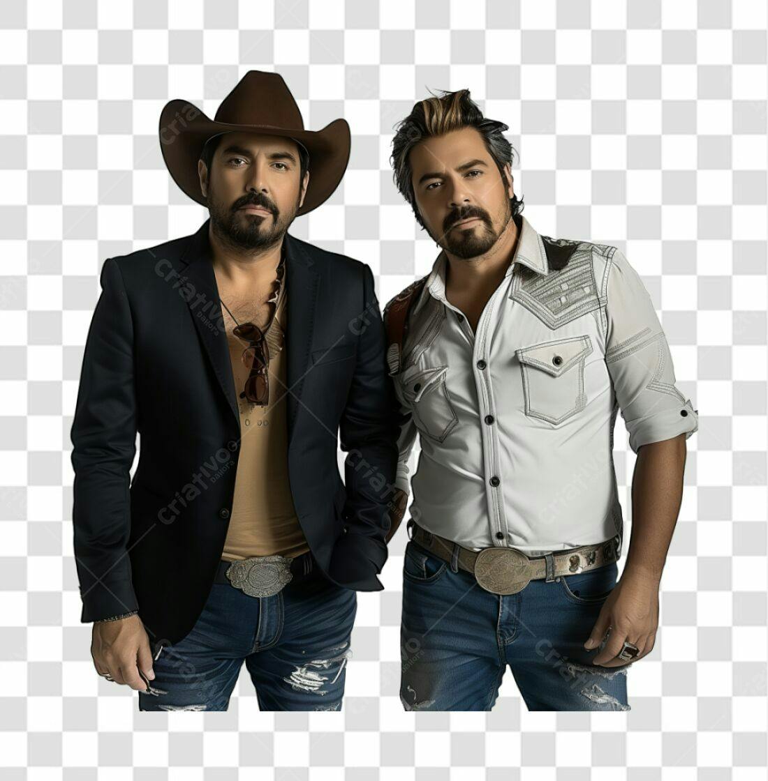 Imagem PNG de Dupla Sertaneja com fundo transparente