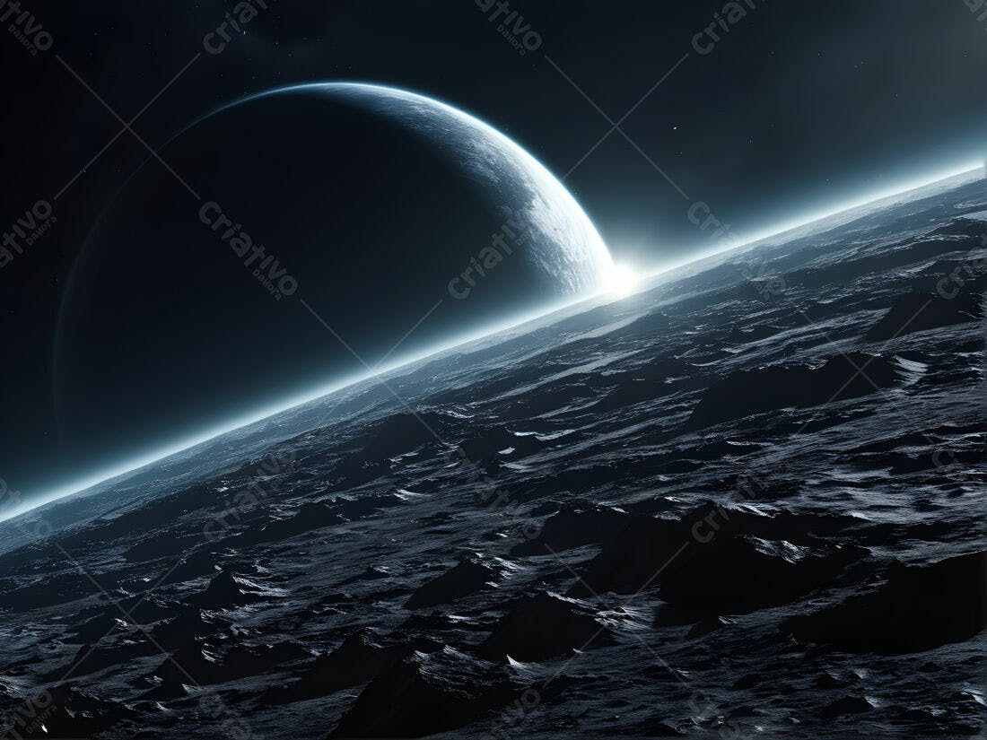 Planeta alienígena superfície rochosa