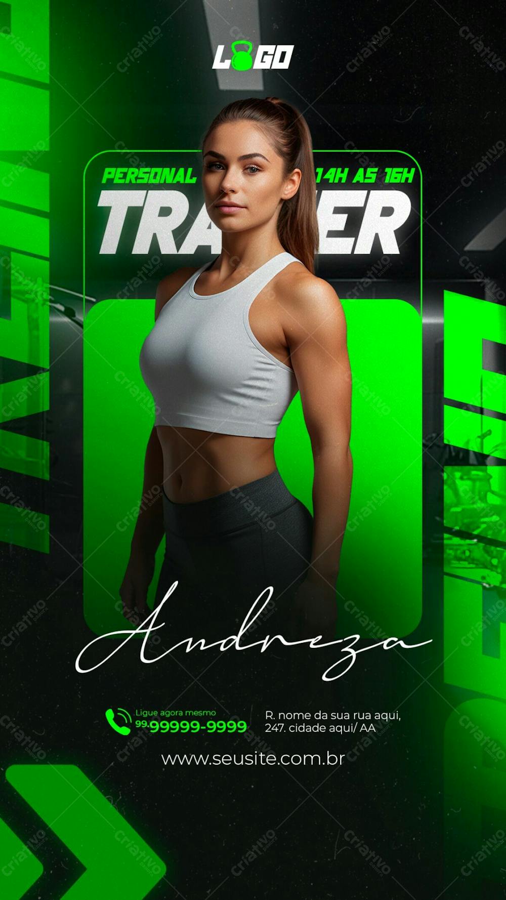 Story Academia Personal Trainer Social Media Psd