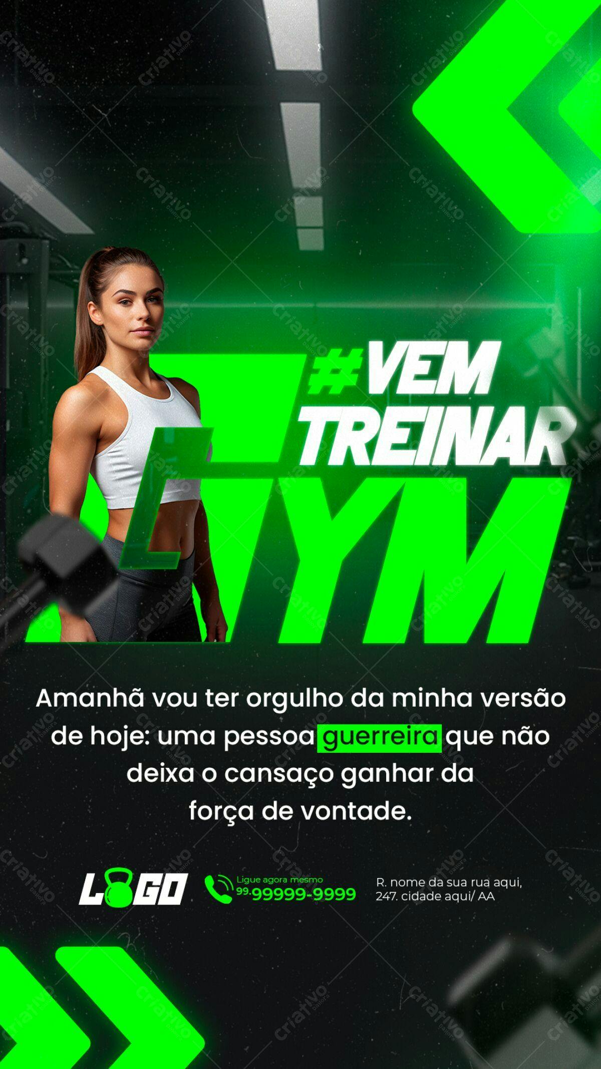 Flyer Academia PSD Editável