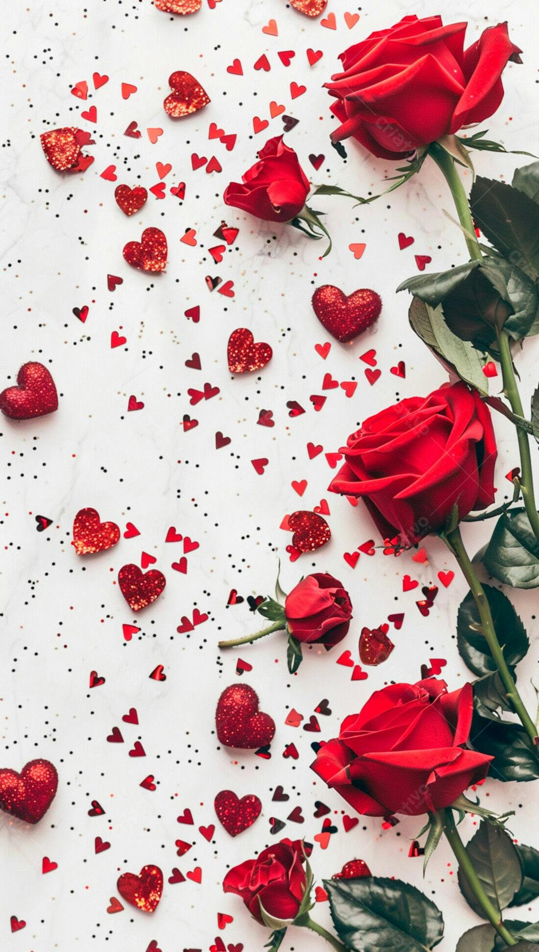 Rosas vermelhas Dia dos Namorados