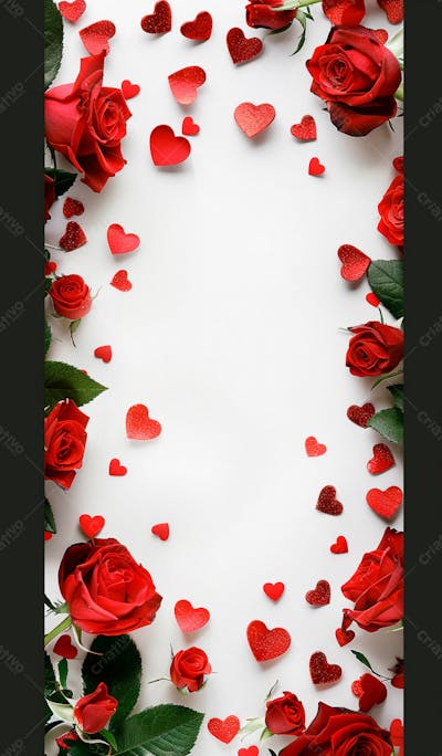 Imagem De Fundo Com Rosas Vermelhas