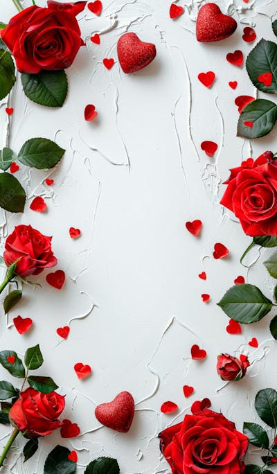 Imagem De Fundo Com Rosas Vermelhas