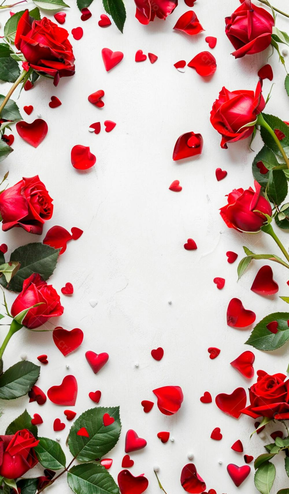 Imagem De Fundo Com Rosas Vermelhas