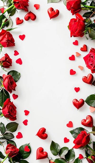 Imagem De Fundo Com Rosas Vermelhas
