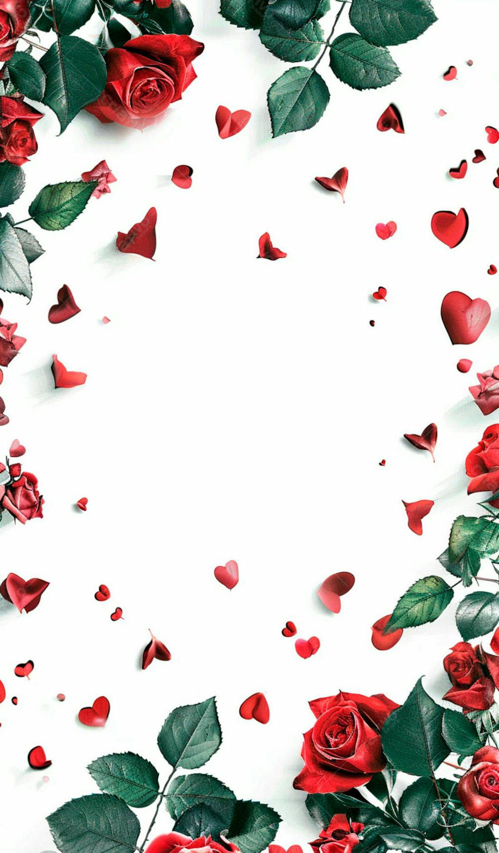 Imagem De Fundo Com Rosas Vermelhas