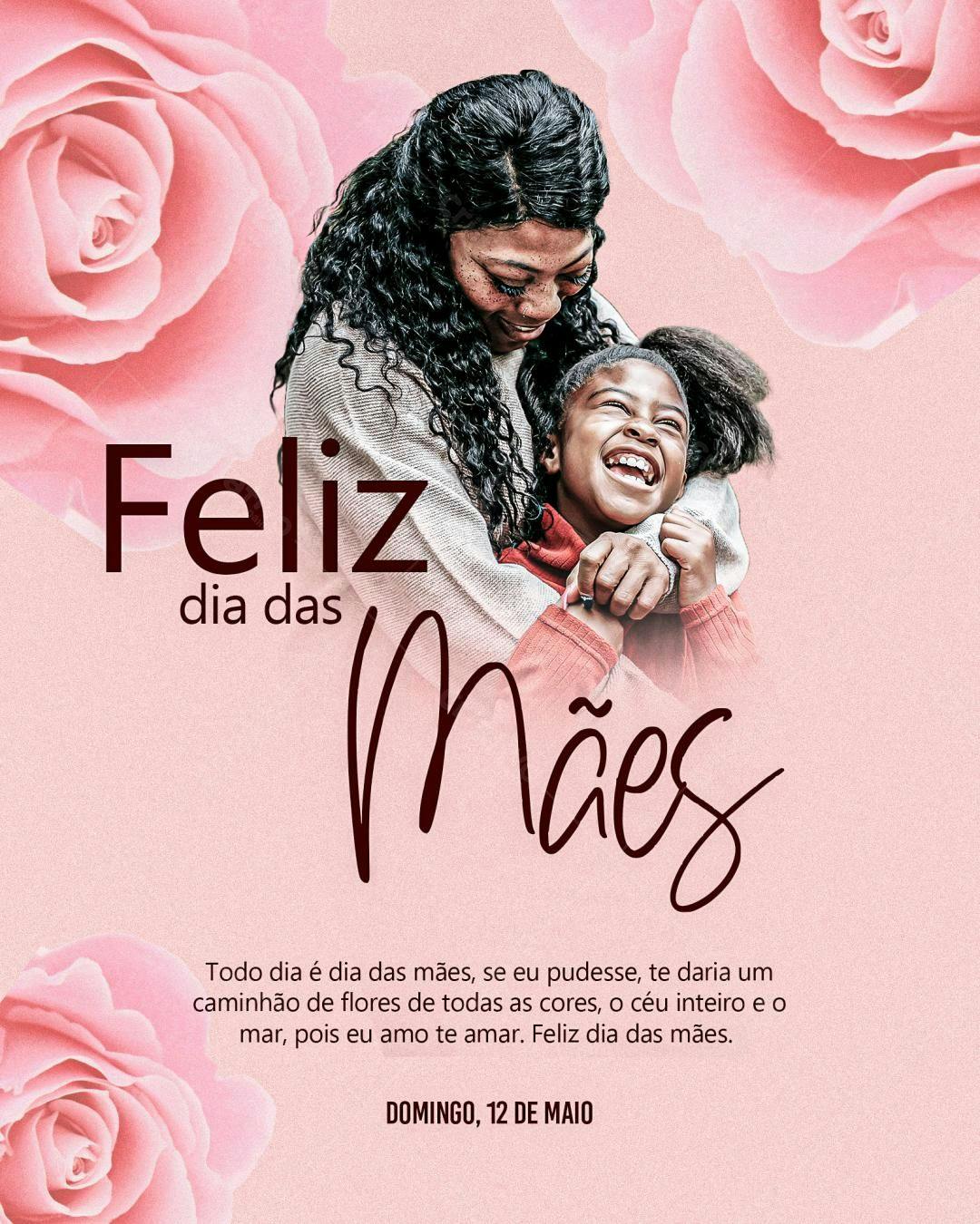 Postagem Dia das Mães PSD Editável