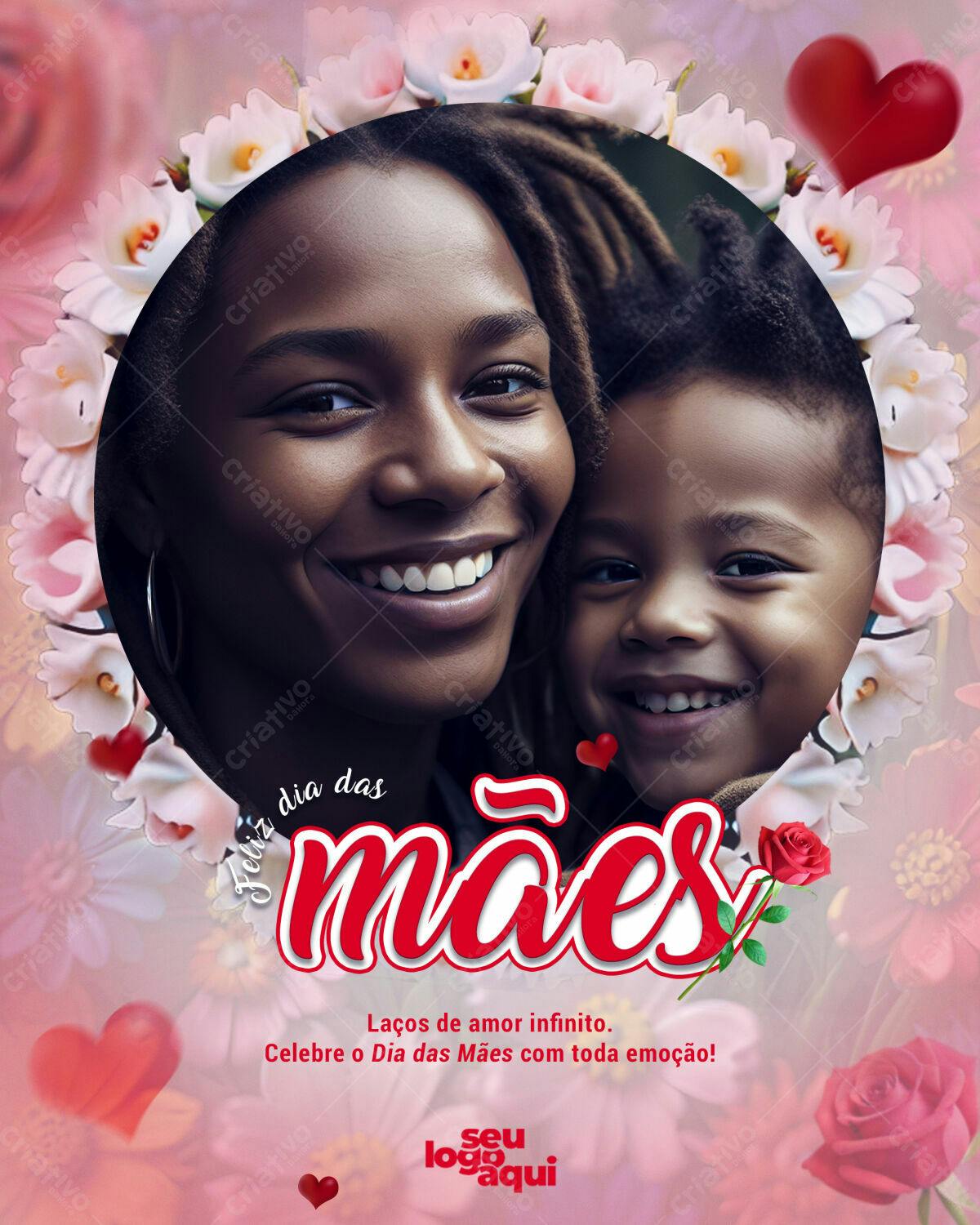 Flyer Dia das Mães PSD Editável