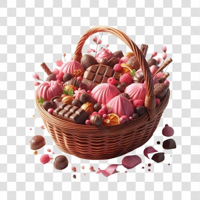 Cesta De Chocolate Png