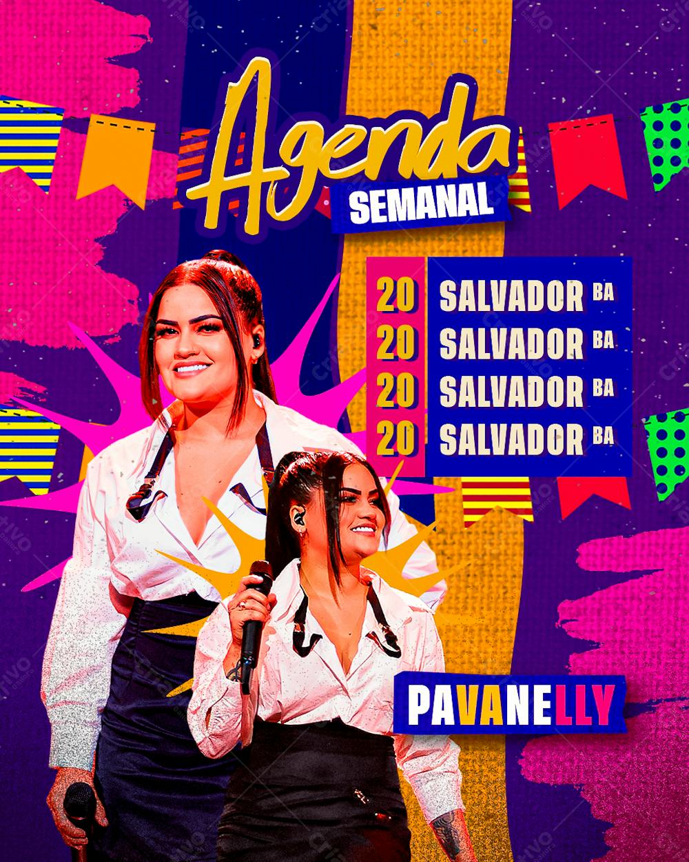 Agenda Semanal São João Pavanelly Feed