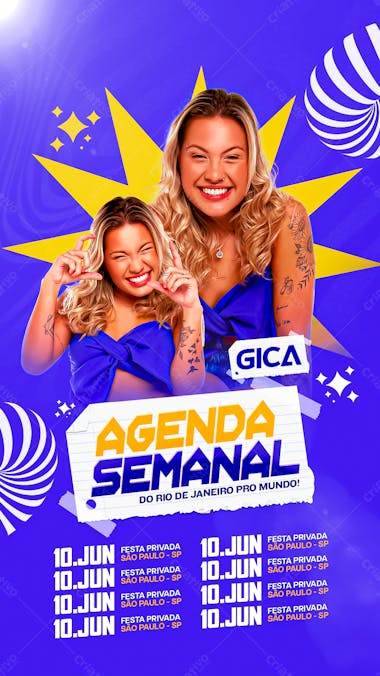 Agenda semanal gica stories