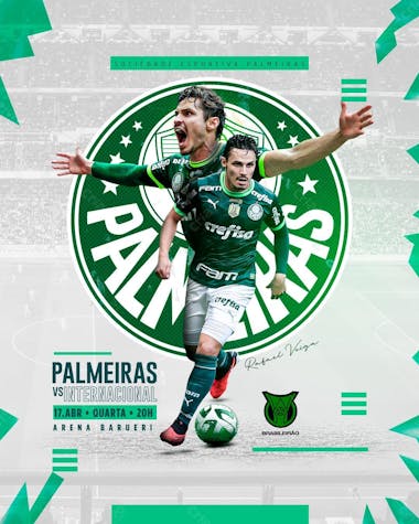 Arte futebol rafael veiga palmeiras