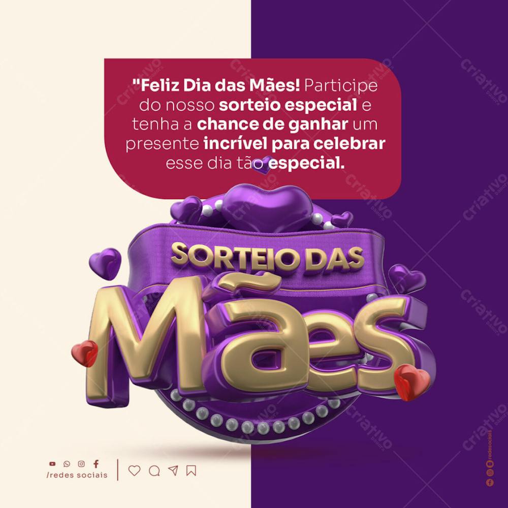 Social Media Mês Da Mães 