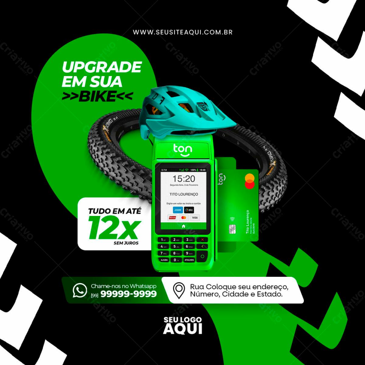 Flyer Promoção Upgrade Bike PSD Editável
