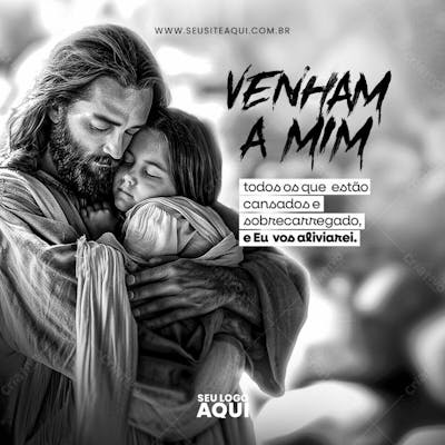 Feed Quad Reflexão Gospel Church Igreja Jesus
