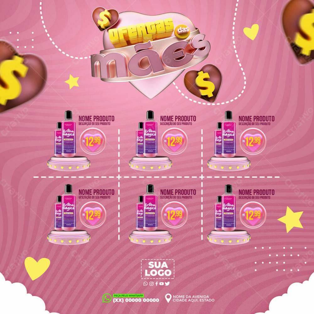 ENCARTE OFERTAS DAS MÃES SUPERMERCADOS STORIES